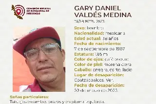 Hombre desaparece al sur de Veracruz; estas son sus características 