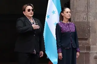 Sheinbaum despide a presidenta de Honduras, elogia su trabajo y agradece relación bilateral