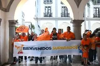Regresan a Veracruz niños de la Superación Ciudadana (FOTOS)