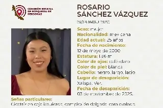 Joven desaparece en Xalapa, Veracruz; aquí sus características 