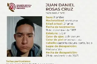 Piden apoyo para dar localizar a joven desaparecido en Maltrata, Veracruz 