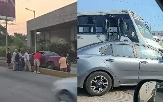 Múltiples accidentes este martes en Veracruz - Boca del Río 
