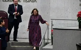 Comparece Rocío Nahle ante Congreso de Veracruz 