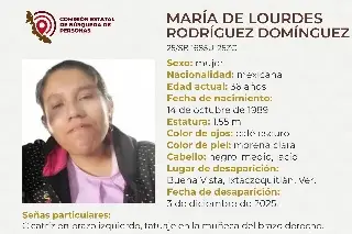Desaparece mujer en Ixtaczoquitlán, Veracruz; estas son sus características 