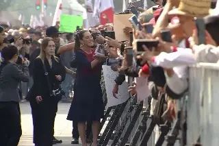 Imagen Celebra Sheinbaum 7 años de la 4T en Zócalo de CDMX (+Video)