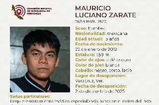Menor de edad desaparece en el puerto de Veracruz; estas son sus características 