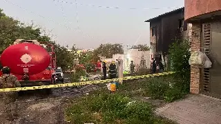 Tragedia en fraccionamiento de Veracruz; muere atrapado en incendio