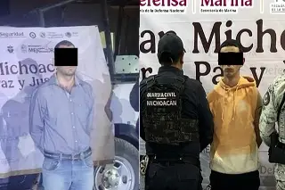 Detienen a 2 y aseguran más de un centenar de cartuchos en Michoacán