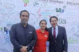 Un orgullo que Valeria, estudiante de Veracruz, esté en el top 5 a nivel mundial, dicen sus maestros