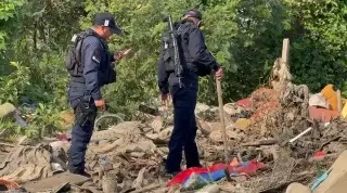 Imagen Reportan hallazgo de presuntos restos humanos en Coatzintla, Veracruz; esto se sabe