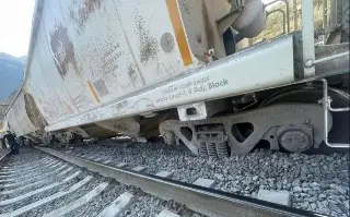 Descarrilan tres vagones de tren en Acultzingo, Veracruz