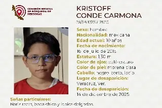 Imagen Menor de edad desaparece en el puerto de Veracruz; aquí sus características 