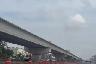 Así avanza la obra del Distribuidor Vial de Acceso al Puerto de Veracruz