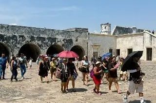 Crece afluencia en San Juan de Ulúa; esperan cerrar 2025 con récord de visitantes 