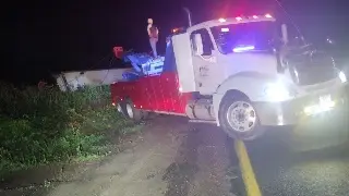 Imagen Cierre de circulación en carretera al sur de Veracruz, por accidente
