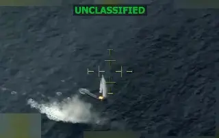 EU destruye una nueva lancha de 'narcotráfico' en el Pacífico y mata a una persona