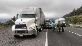 Hay cierre parcial de circulación en autopista de Veracruz; esta es la razón 