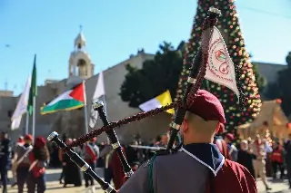 Tras dos años de guerra, Belén vuelve a celebrar la Navidad 