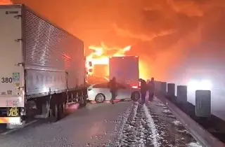 Un muerto y 26 heridos en un accidente con más de 50 vehículos al noroeste de Tokio