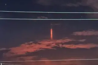 Reportan extraña línea roja en el cielo de Boca del Río ¿Qué fue? (+Video)