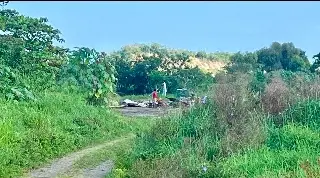 Se registró un incendio cerca de Divertiplaza en Veracruz
