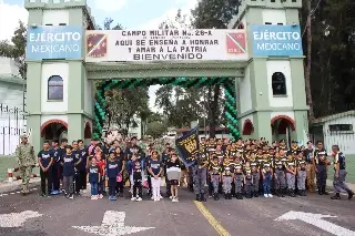 Realizan campamento navideño en Cuartel Militar de Veracruz 