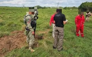 Imagen FGR localiza e inhabilita toma clandestina de huachicol en Ciudad Isla, Veracruz 