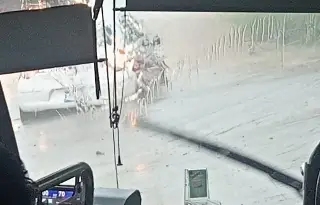 Reportan deslaves por fuertes lluvias en Alvarado, Veracruz 