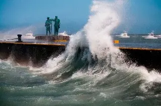 Persiste norte en Veracruz, rachas pueden llegar a 110 km/h 