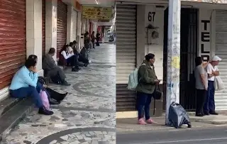 Imagen Esperan por horas su camión de pasaje en Veracruz 