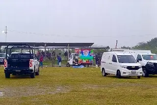 Ataque armado deja dos personas sin vida durante partido en Tuxpan