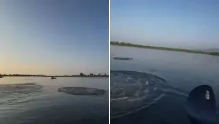 Hombre en kayak captura extraño fenómeno en laguna de Guerrero, durante sismo (+VIDEO)