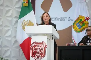 Nahle respalda postura de Sheinbaum sobre Venezuela