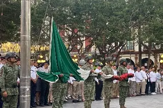 Realizan primer acto cívico y Mesa de Seguridad del año en el ayuntamiento de Veracruz