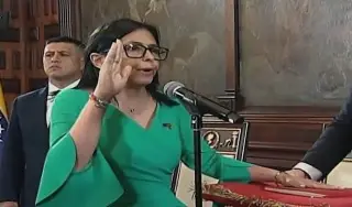 Imagen Delcy Rodríguez jura como presidenta encargada de Venezuela