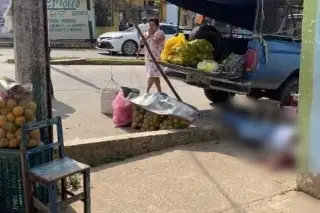 Asesinan a vendedor de frutas en Acayucan; esto se sabe