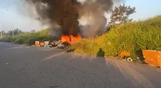 Incendio en zona del Nuevo Veracruz 