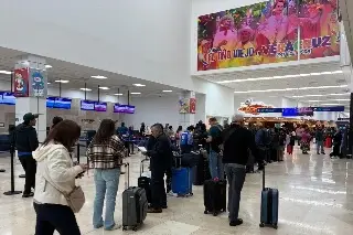 Rompen récord en movimiento de pasajeros en el aeropuerto de Veracruz 