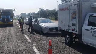 Hay cierre parcial de circulación en carretera de Veracruz; conoce a qué altura 