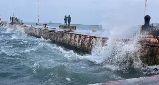 Ya se sienten las fuertes rachas del norte en Veracruz 