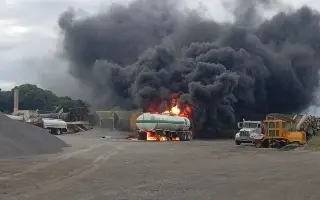 Incendio de pipa en Medellín quedó sofocado, confirma PC municipal