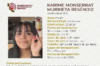 Joven mujer desaparece al norte de Veracruz; estas son sus características