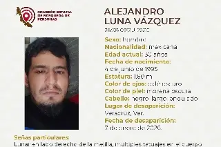 Piden apoyo para localizar a hombre desaparecido en el puerto de Veracruz 