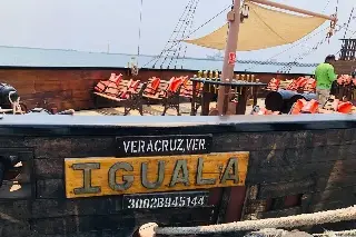 Suspenden operaciones de la goleta que lleva a San Juan de Ulúa en Veracruz