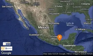 Reportan sismo al sur de Veracruz