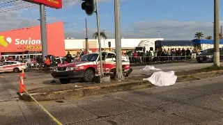 Accidente en Coatzacoalcos deja dos mujeres muertas