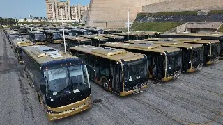 Imagen Llegan camiones Quetzalli a Coatzacoalcos ¿Cuándo operarán?