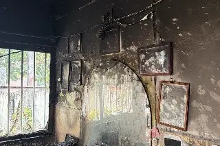 Incendio en colonia de Veracruz 