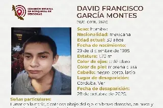 Joven desaparece en Córdoba, Veracruz; estas son sus características 