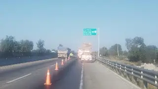 Hay cierre parcial en carretera de Veracruz; a esto se debe 